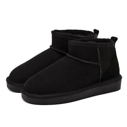 Fleece-Lined Ankle Boots | Slip-On Comfort | Cold-Weather Essential