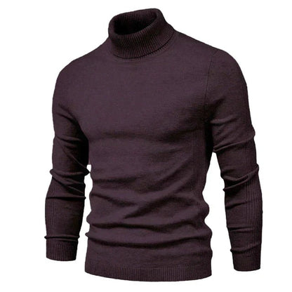 Men’s Classic Turtleneck Sweater | Soft Knit Pullover | Cold-Weather Layering Essential