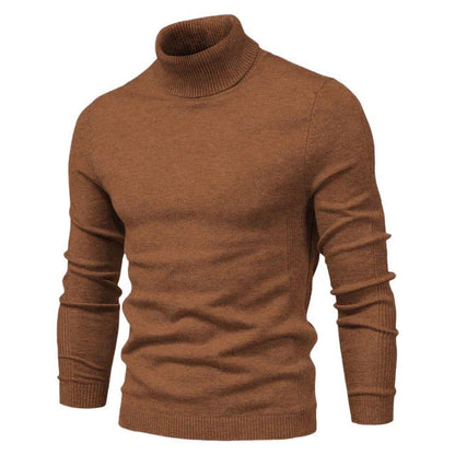 Men’s Classic Turtleneck Sweater | Soft Knit Pullover | Cold-Weather Layering Essential