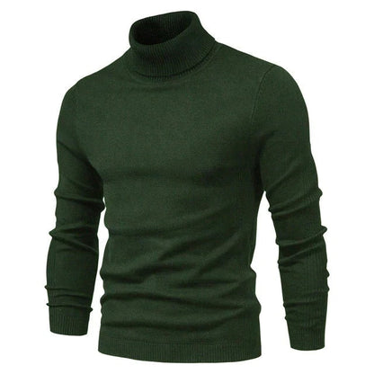 Men’s Classic Turtleneck Sweater | Soft Knit Pullover | Cold-Weather Layering Essential