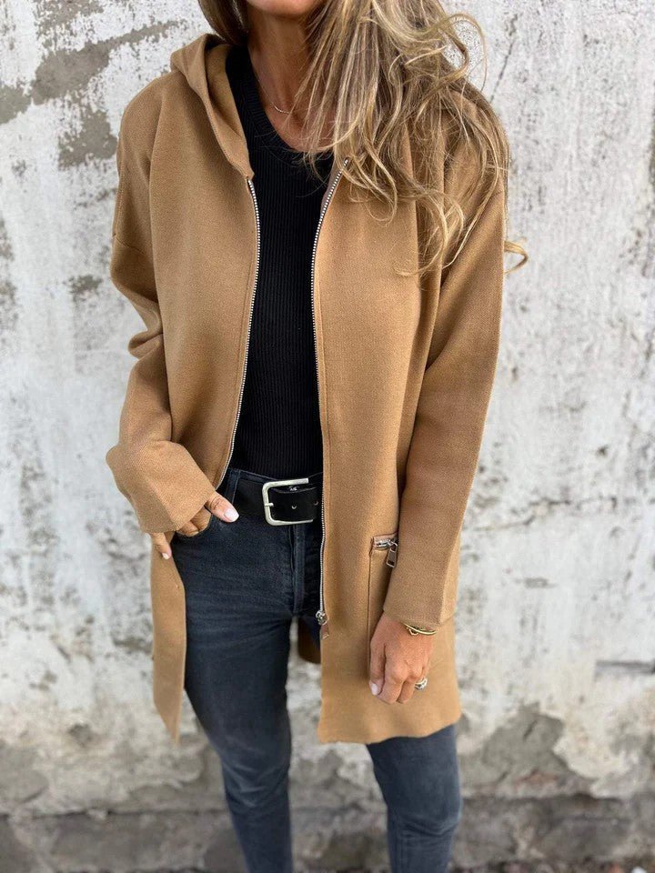 Open-Front Long Cardigan | Lightweight Knit | Relaxed Fit | Versatile Layering