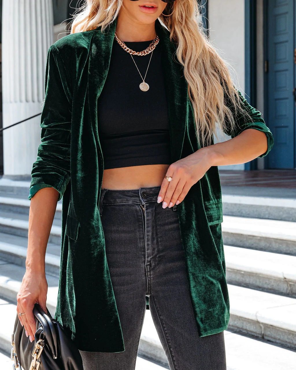 Lightweight Open-Front Blazer | Casual Chic | Soft Polyester Blend | Versatile Layering