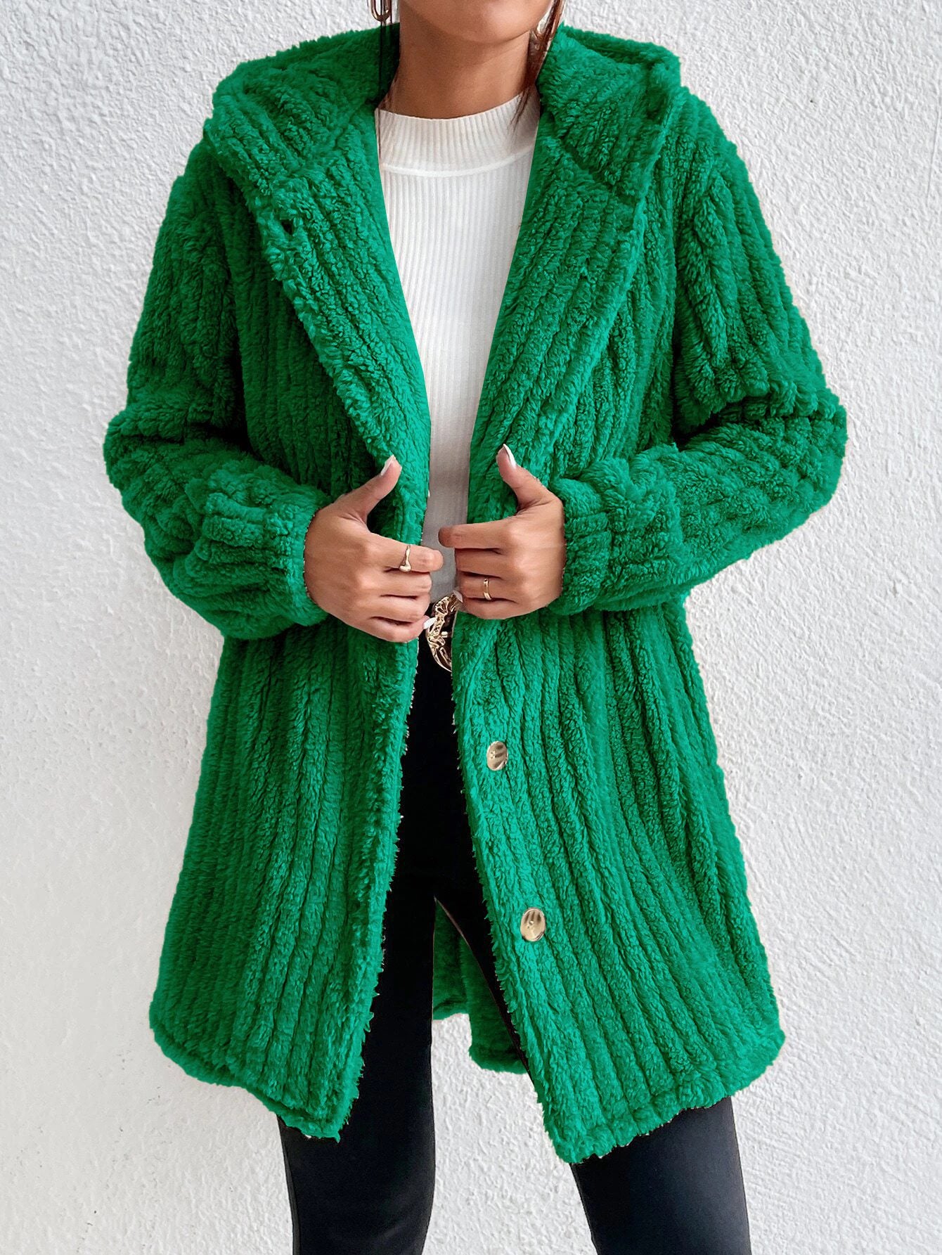 Chunky Knit Button-Up Cardigan | Cozy & Warm | Soft Acrylic Blend | Fall & Winter Essential