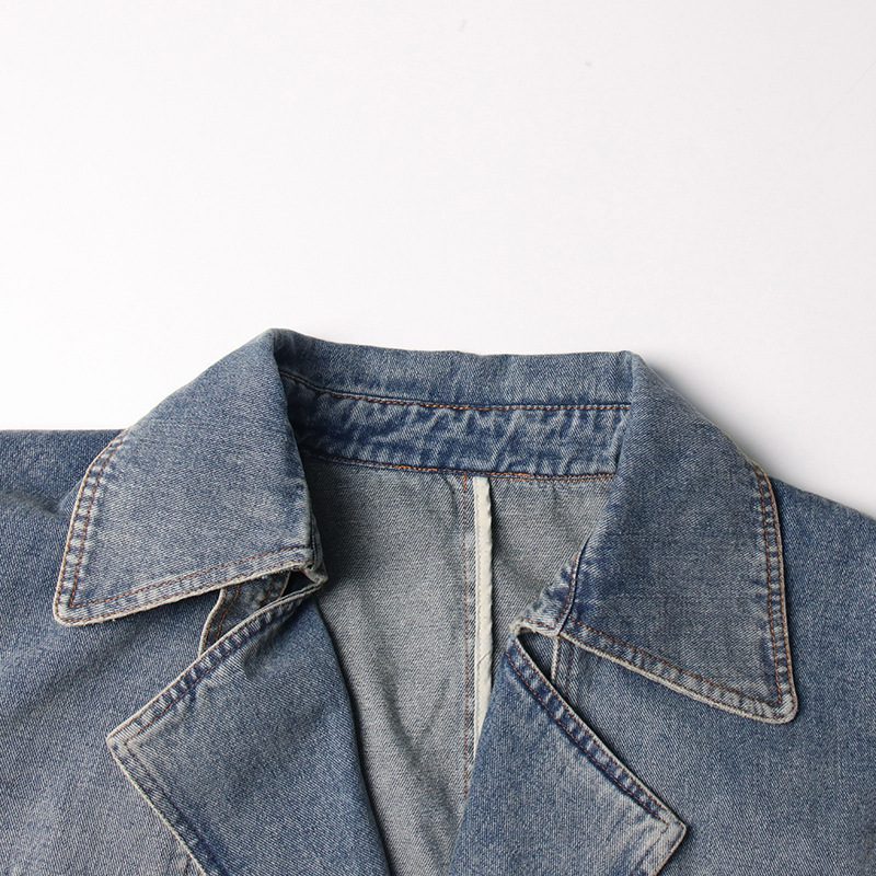 Denim Trench Coat | 100% Denim | Bold and Timeless