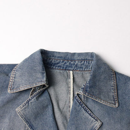 Denim Trench Coat | 100% Denim | Bold and Timeless