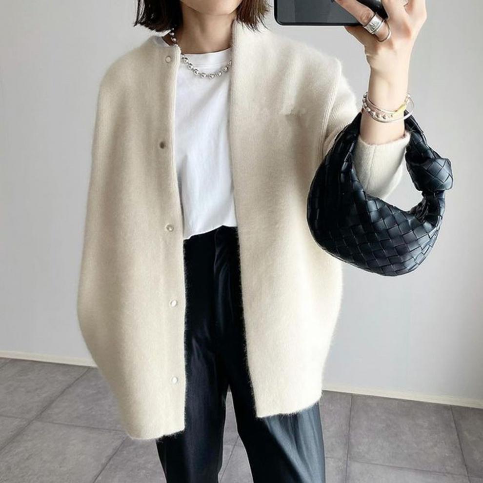 Oversized Button Cardigan | Soft Brushed Knit | Relaxed Fit