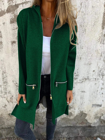 Open-Front Long Cardigan | Lightweight Knit | Relaxed Fit | Versatile Layering