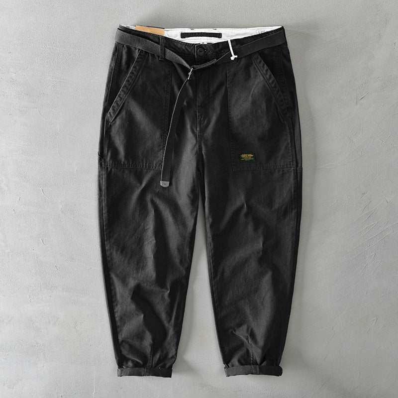 Men’s Drawstring Utility Shorts | Relaxed Fit Twill Shorts | Everyday Streetwear Bottoms