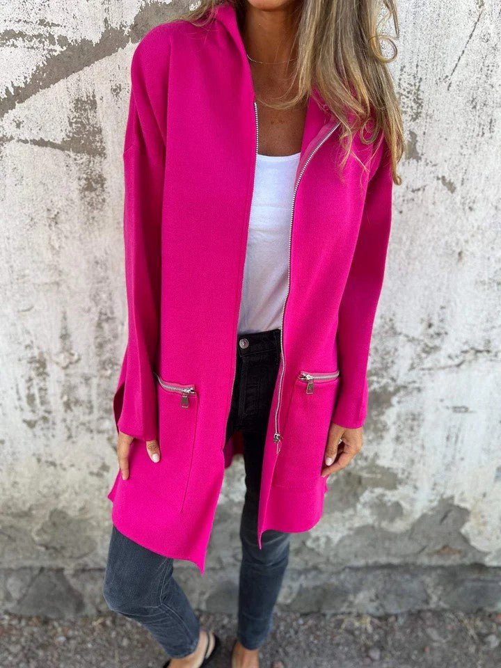 Open-Front Long Cardigan | Lightweight Knit | Relaxed Fit | Versatile Layering
