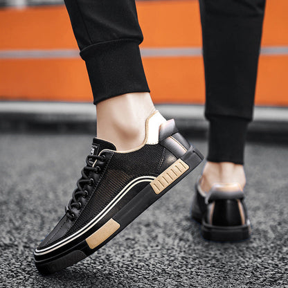 Men’s Knit Mesh Sneakers | Lightweight Comfort Sole | Street Style Runners