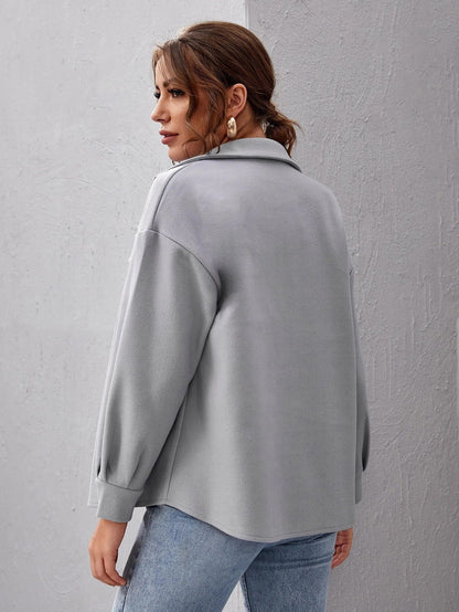 Casual Wool-Blend Jacket | Lightweight & Warm | Soft Wool-Blend Fabric | Everyday Fall Style