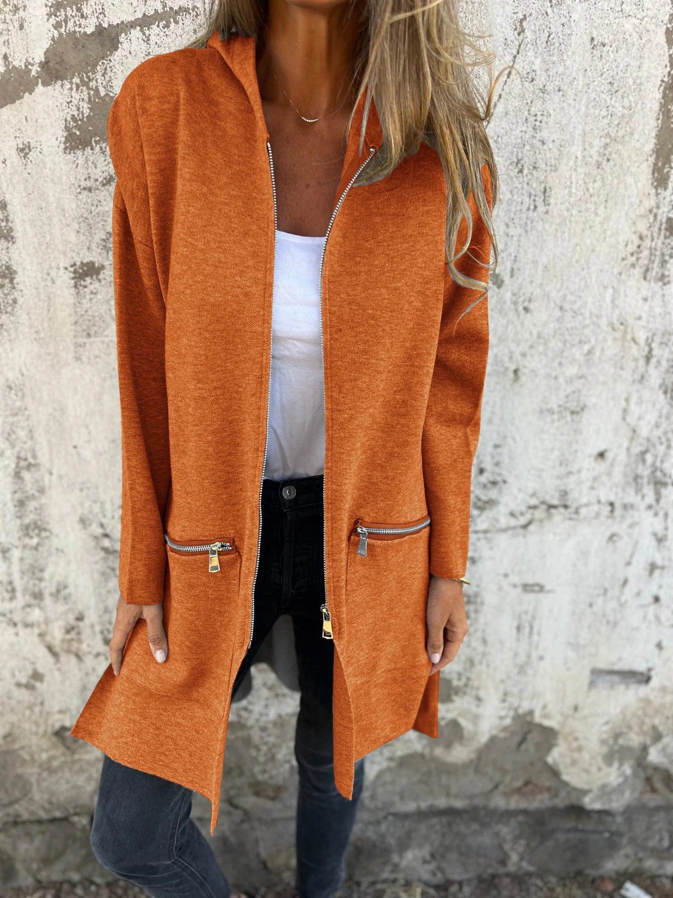 Open-Front Long Cardigan | Lightweight Knit | Relaxed Fit | Versatile Layering