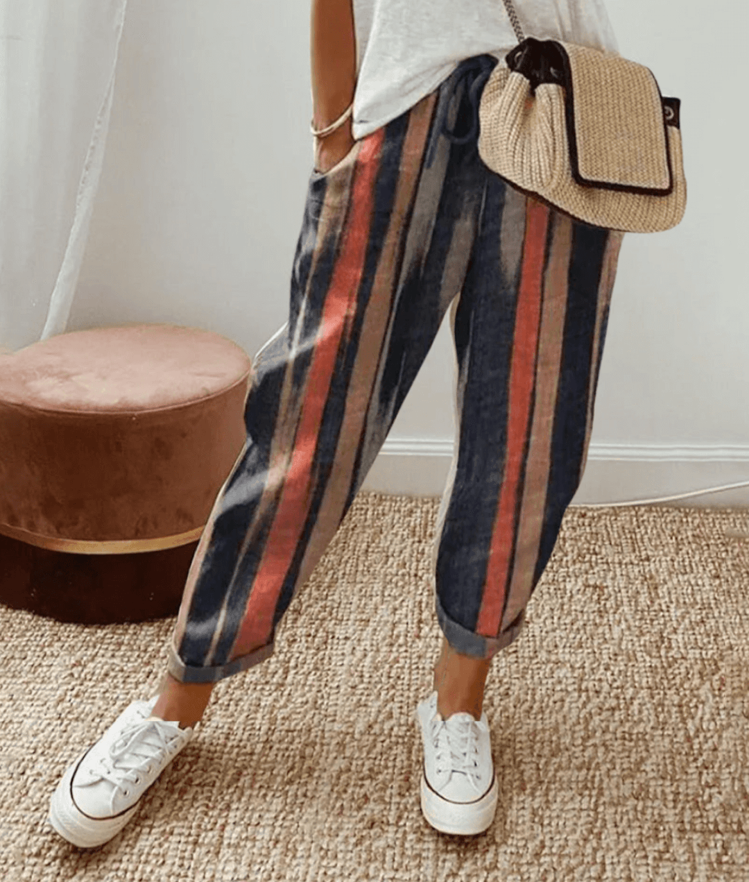 Relaxed Fit Joggers | Soft Knit | Elastic Waist