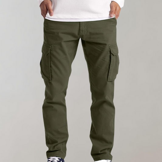 Men's Tapered Cargo Pants | Multi-Pocket Utility Fit | Everyday Outdoor Bottoms