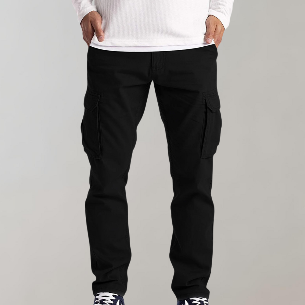 Men's Tapered Cargo Pants | Multi-Pocket Utility Fit | Everyday Outdoor Bottoms