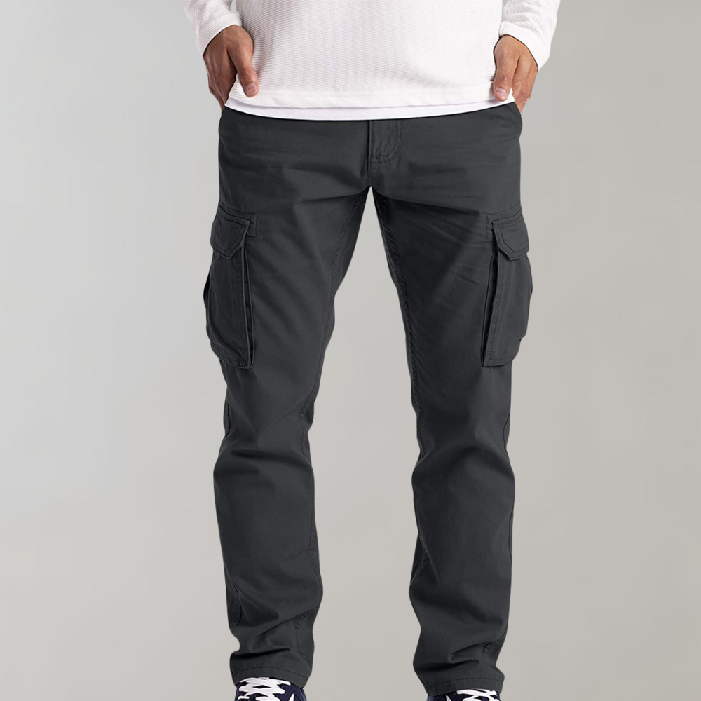 Men's Tapered Cargo Pants | Multi-Pocket Utility Fit | Everyday Outdoor Bottoms
