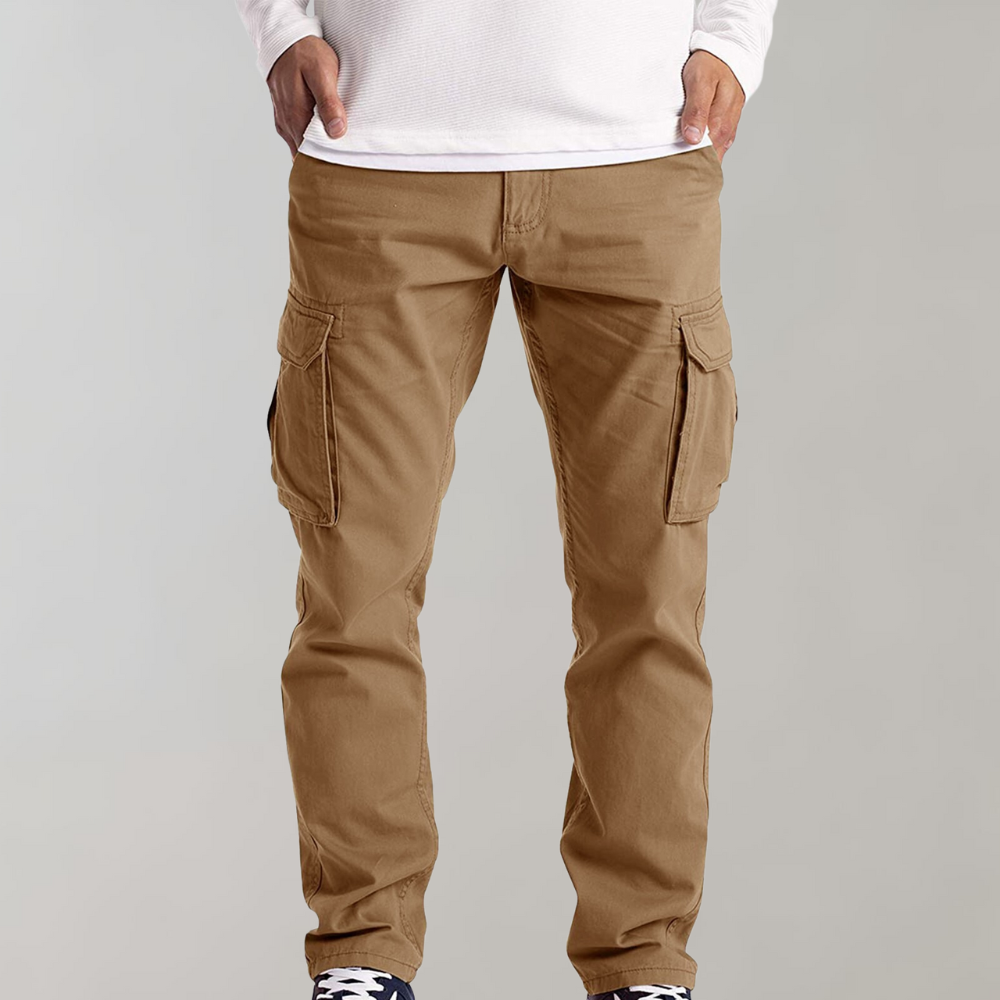 Men's Tapered Cargo Pants | Multi-Pocket Utility Fit | Everyday Outdoor Bottoms