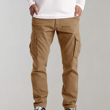 Men's Tapered Cargo Pants | Multi-Pocket Utility Fit | Everyday Outdoor Bottoms