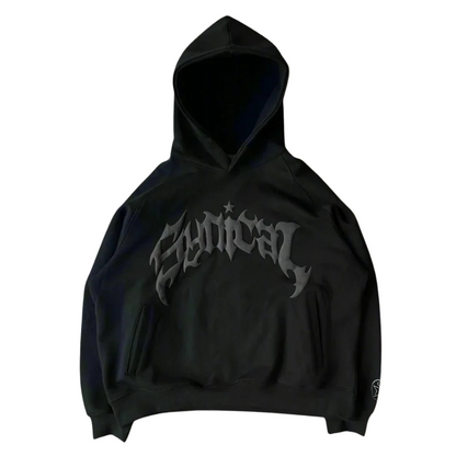Men’s “Cynical” Graphic Hoodie | Oversized Streetwear Pullover | Urban Cotton Blend