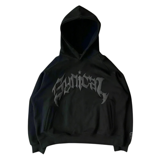 Men’s “Cynical” Graphic Hoodie | Oversized Streetwear Pullover | Urban Cotton Blend