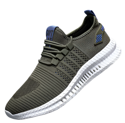 Men’s Lightweight Running Shoe | Breathable Knit Mesh | Cushioned Sport Sole
