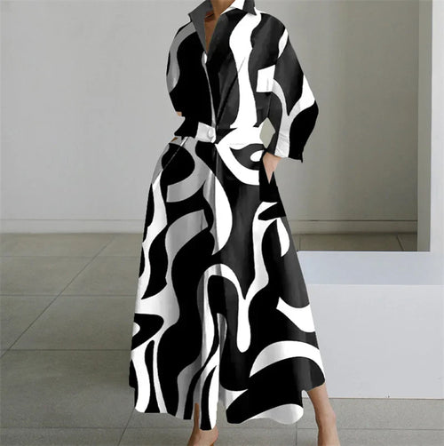Bold Print Maxi Dress | Eye-Catching Patterns | Lightweight Fabric | Statement Wear