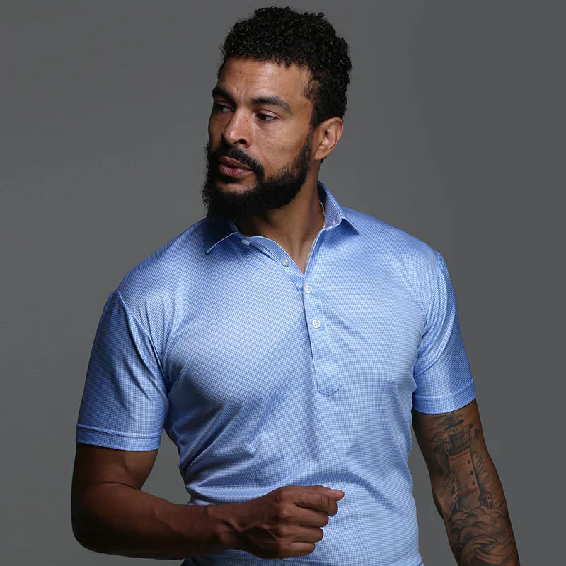 Men’s Stretch Polo Shirt | Short Sleeve | Classic Fit Performance Top