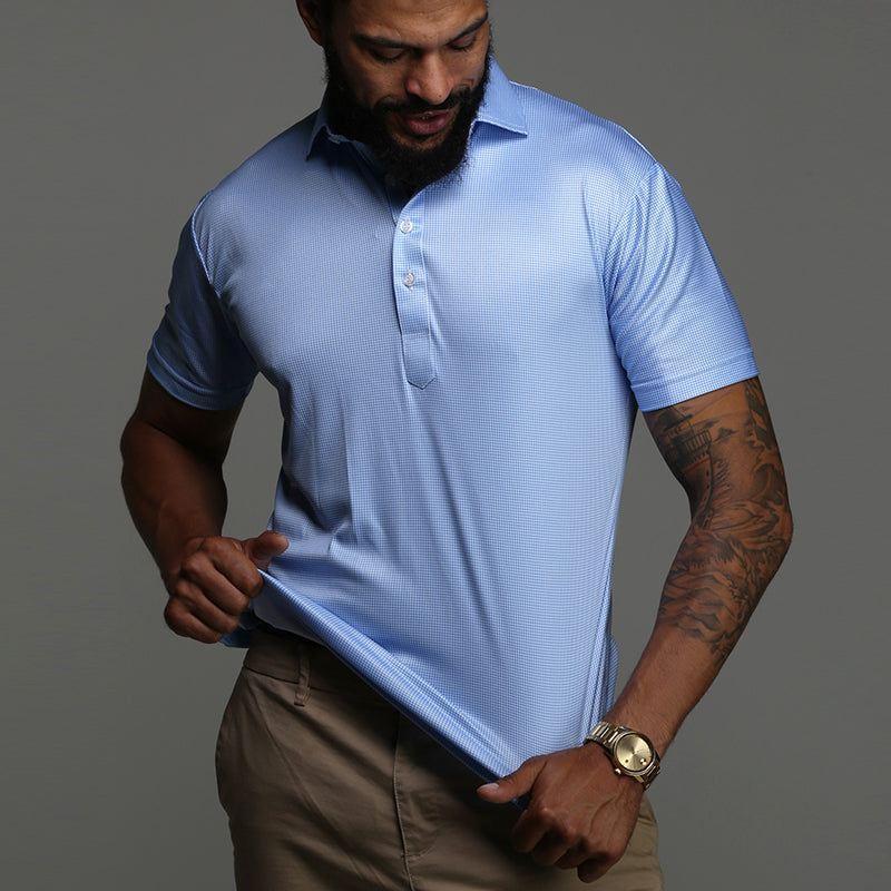 Men’s Stretch Polo Shirt | Short Sleeve | Classic Fit Performance Top