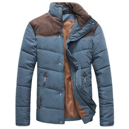 Colour-Blocked Winter Jacket | Insulated Warmth | Detachable Collar | Outdoor Ready