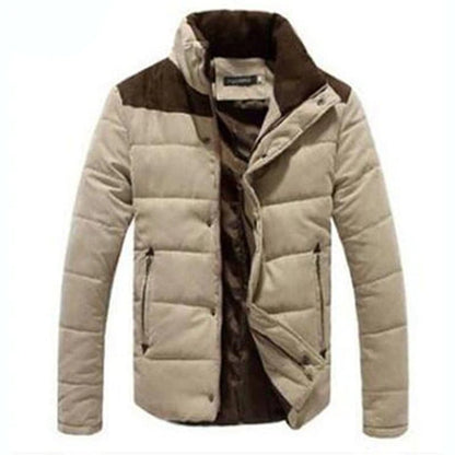 Colour-Blocked Winter Jacket | Insulated Warmth | Detachable Collar | Outdoor Ready