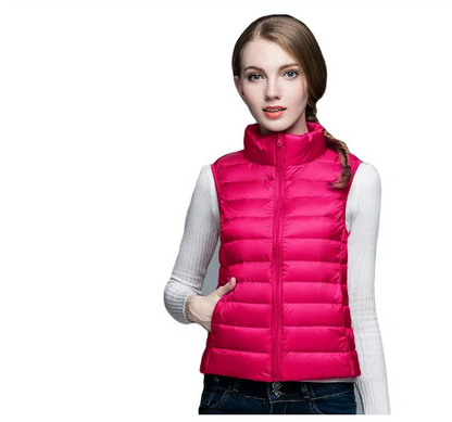 Lightweight Puffer Vest | Slim Fit Quilted Outerwear | Insulated Sleeveless Layer