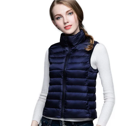 Lightweight Puffer Vest | Slim Fit Quilted Outerwear | Insulated Sleeveless Layer