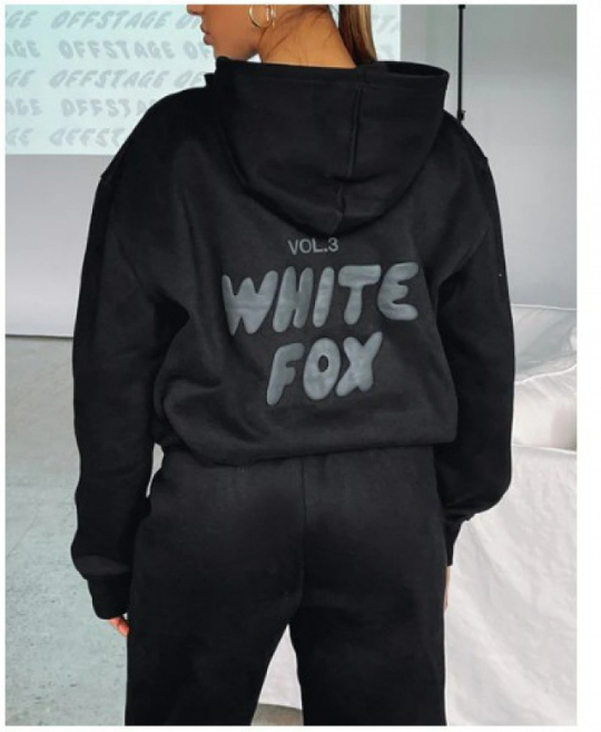 Oversized Graphic Hoodie | “White Fox Vol.3” Printed Pullover | Casual Streetwear Canada