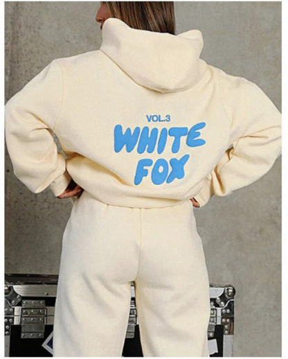 Oversized Graphic Hoodie | “White Fox Vol.3” Printed Pullover | Casual Streetwear Canada