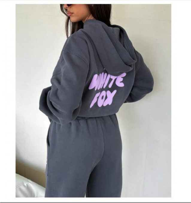 Oversized Graphic Hoodie | “White Fox Vol.3” Printed Pullover | Casual Streetwear Canada