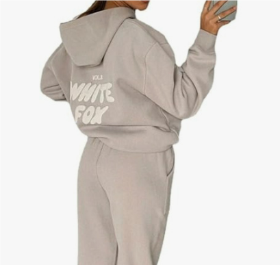 Oversized Graphic Hoodie | “White Fox Vol.3” Printed Pullover | Casual Streetwear Canada