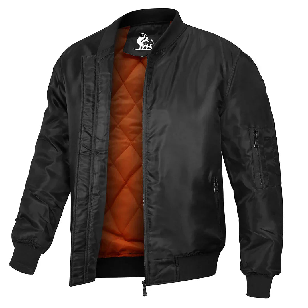 Men’s Lightweight Bomber Jacket | Quilted Lining | Casual Streetwear Canada