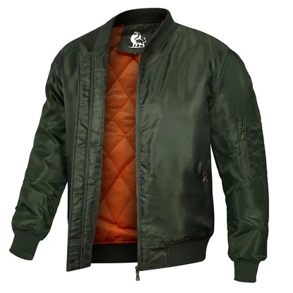 Men’s Lightweight Bomber Jacket | Quilted Lining | Casual Streetwear Canada