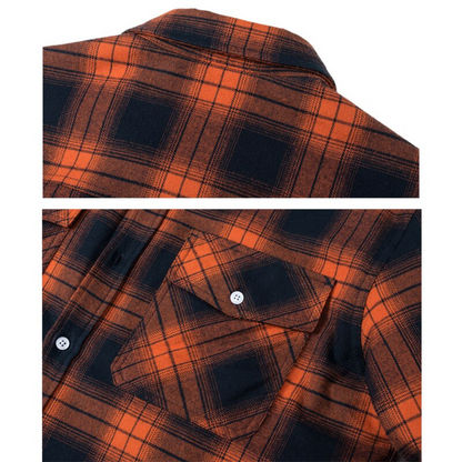 Men's Sherpa-Lined Flannel Jacket | Warm Casual Outerwear | Button-Front Shacket