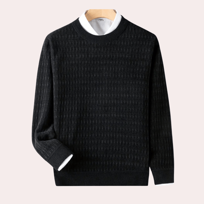 Textured Knit Sweater | Classic Fit | Soft and Stylish