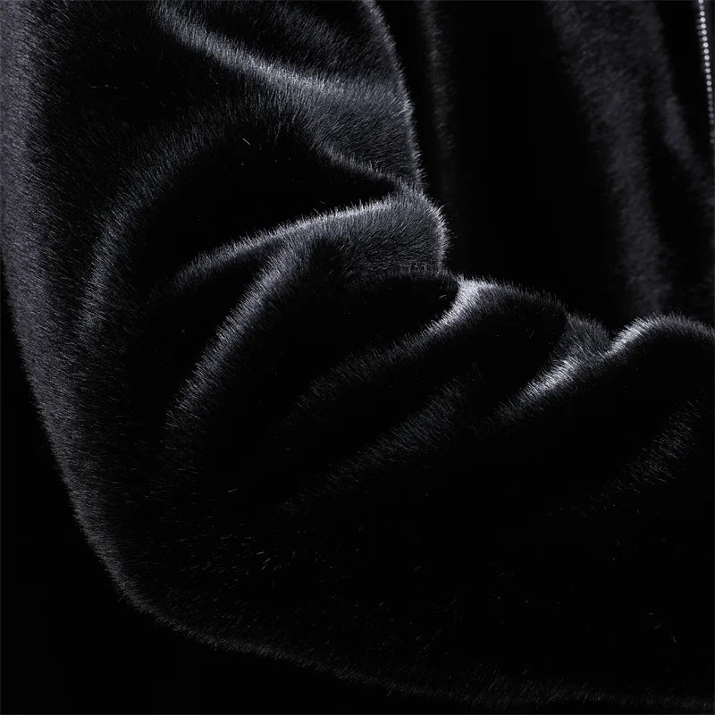 Men’s Faux Fur Overcoat | Longline Plush Jacket | Winter Street Style Layer