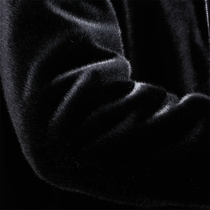 Men’s Faux Fur Overcoat | Longline Plush Jacket | Winter Street Style Layer