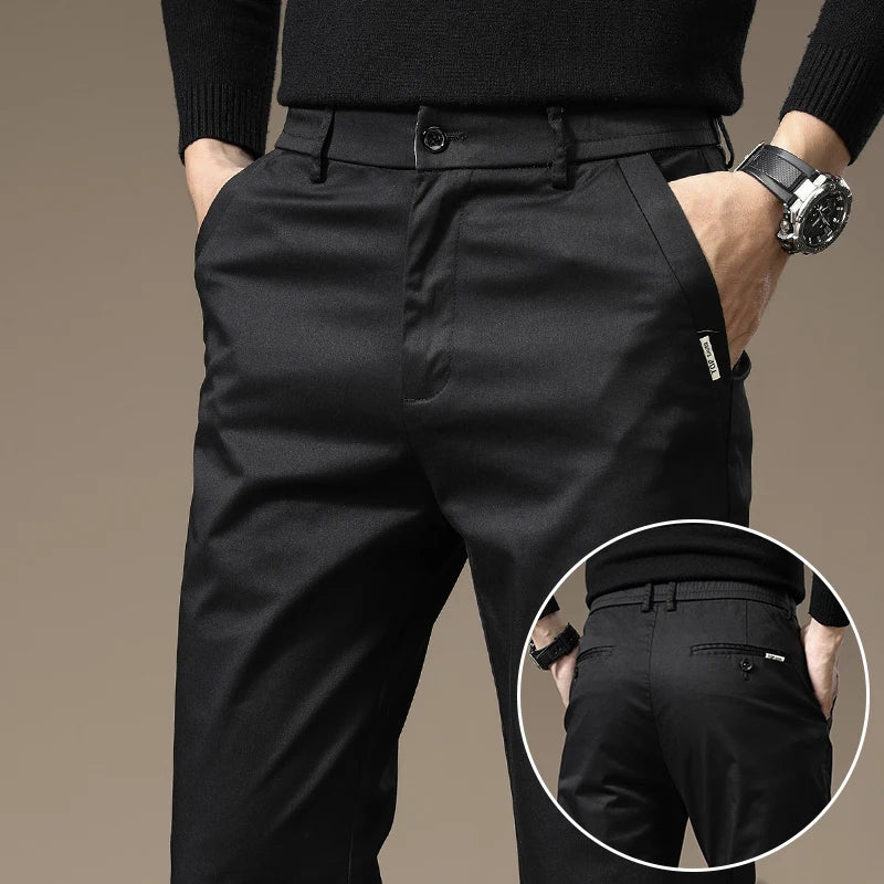 Modern Fit Stretch Dress Pants | Clean Front | Business Casual Essential Canada
