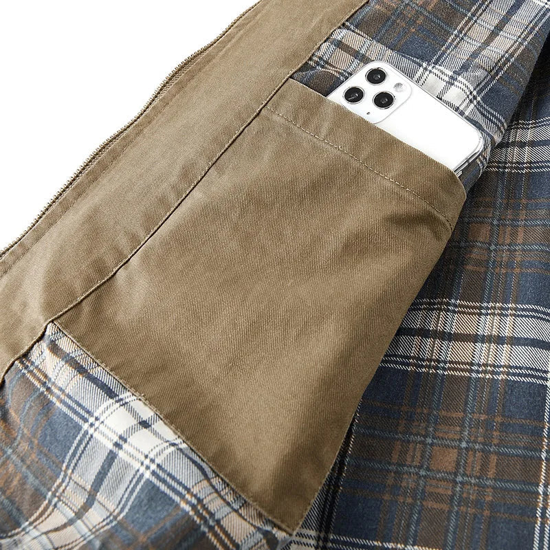 Men’s Lined Bomber Jacket | Corduroy Collar | Midweight Cotton Twill