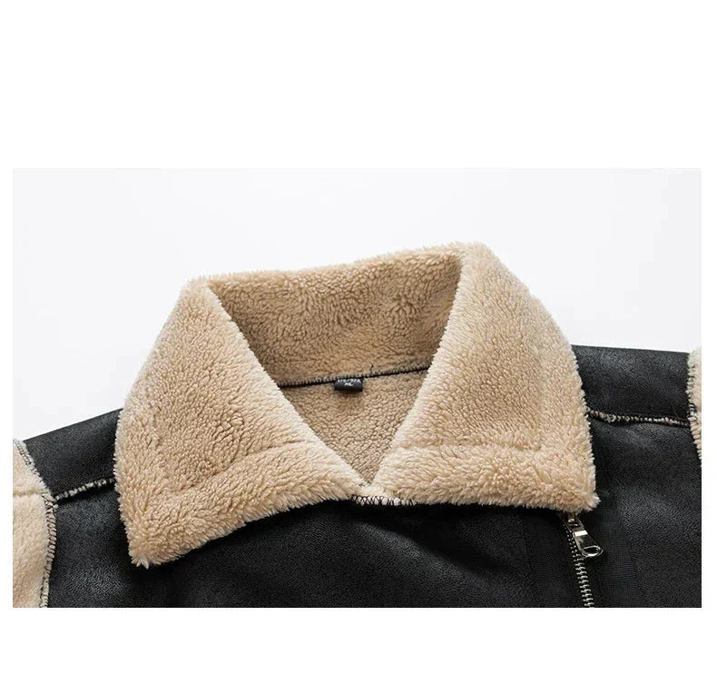 Women’s Moto Vest | Faux Shearling Lined | Sleeveless Fall Layer