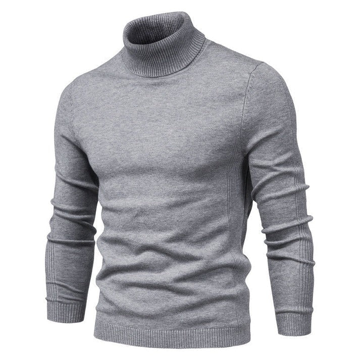 Men’s Classic Turtleneck Sweater | Soft Knit Pullover | Cold-Weather Layering Essential