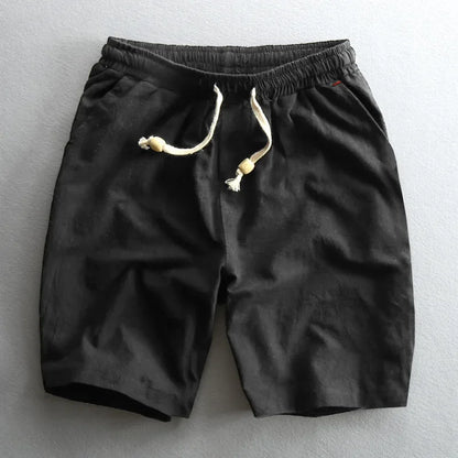 Men’s Linen-Blend Drawstring Shorts | Relaxed Fit | Summer Casual Essentials Canada