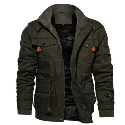 Men’s Utility Jacket | Military-Inspired Casual Outerwear | Warm Transitional Coat Canada