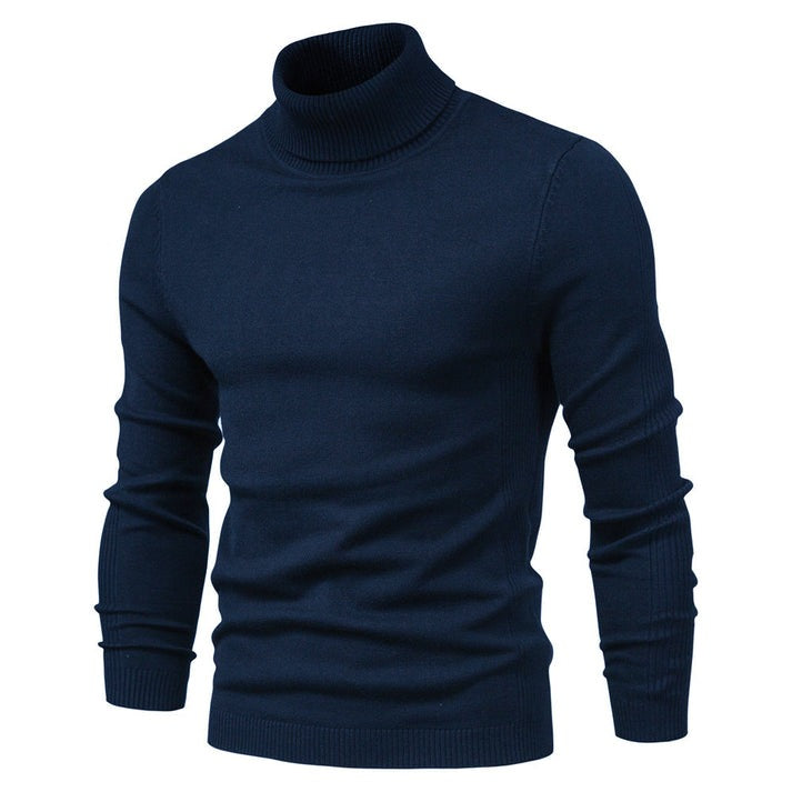 Men’s Classic Turtleneck Sweater | Soft Knit Pullover | Cold-Weather Layering Essential