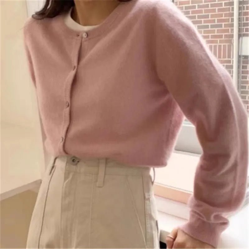 Classic Button-Up Cardigan | Soft Knit Fabric | Lightweight Layer | Everyday Essential